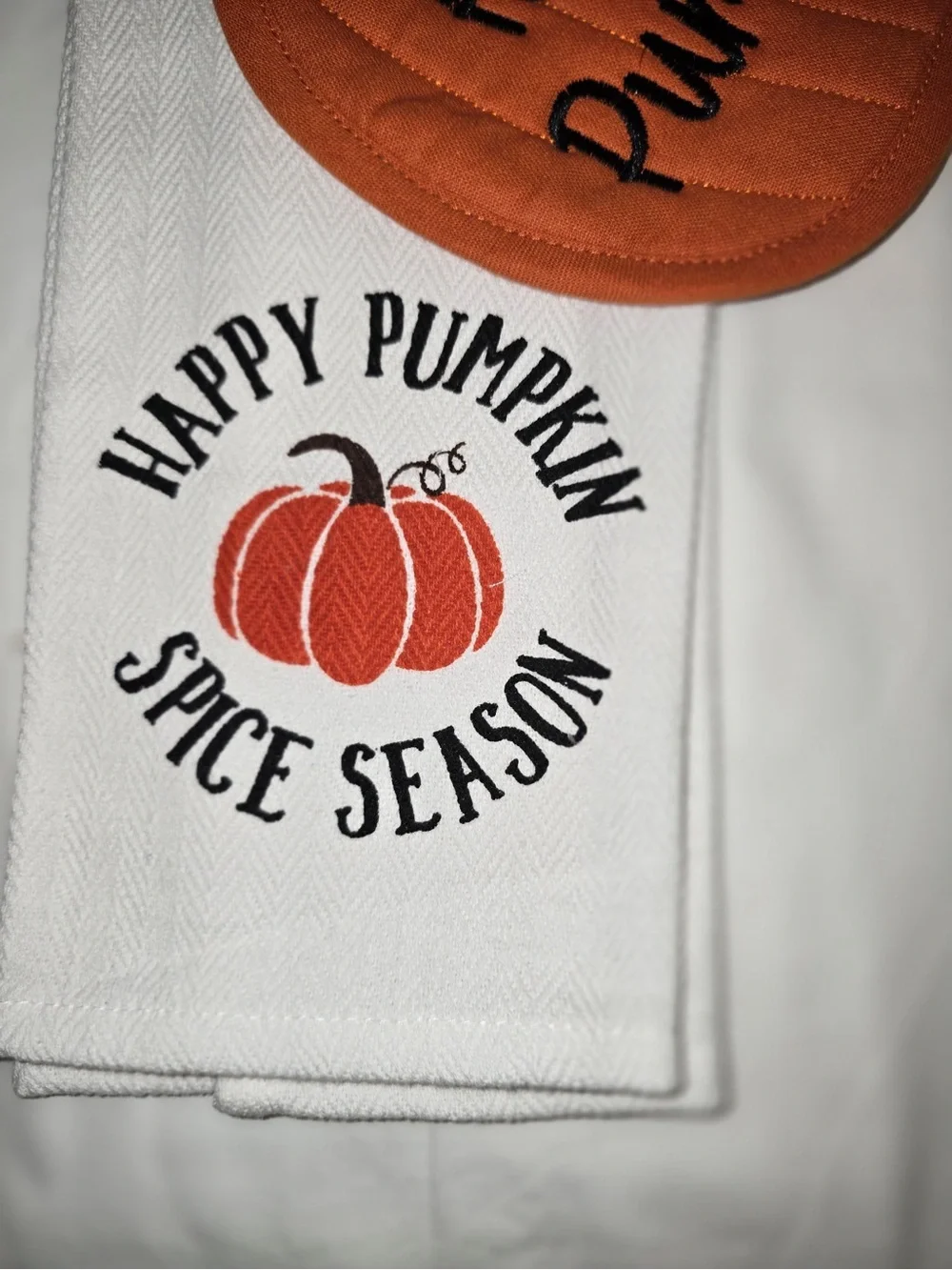 Harvest Pumpkin Orange Kitchen Set by